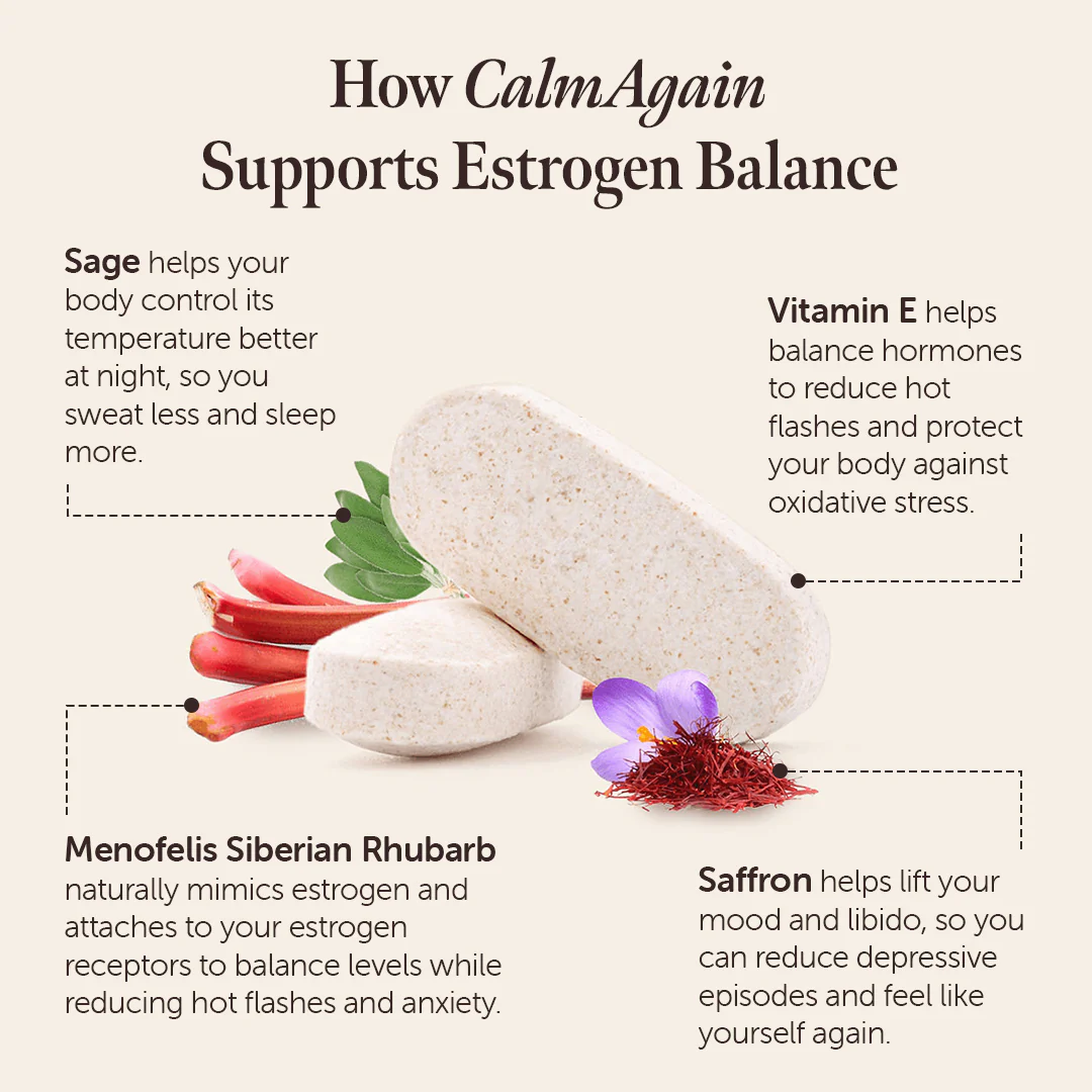 CalmAgain™️ | Anxiety, Night Sweat, Sleep and Hot Flash Relief - Image 5