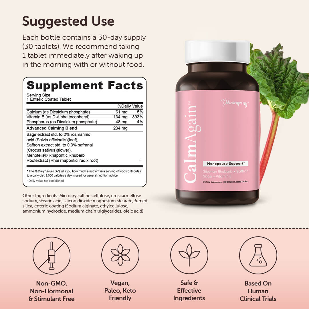 CalmAgain™️ | Anxiety, Night Sweat, Sleep and Hot Flash Relief - Image 8